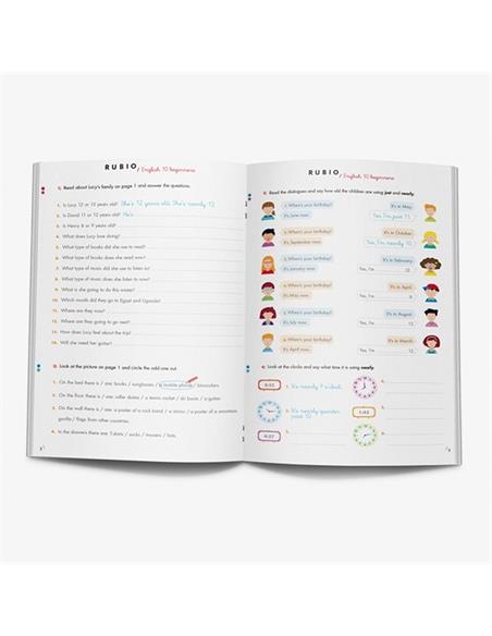 CUADERNO RUBIO INGLES 10 YEARS BEGINNERS