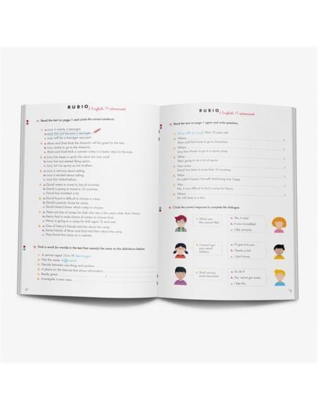 CUADERNO RUBIO INGLES 11 YEARS ADVANCED