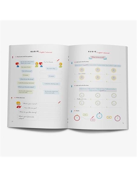 CUADERNO RUBIO INGLES 7 YEARS ADVANCED