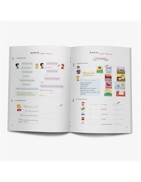 CUADERNO RUBIO INGLES 7 YEARS BEGINNERS