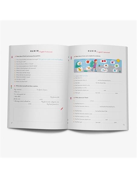 CUADERNO RUBIO INGLES 8 YEARS ADVANCED