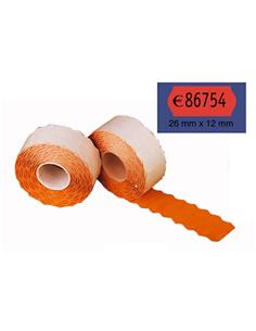 ROLLO ETIQUETAD. 26x12 PRYSE FLUOR REM.