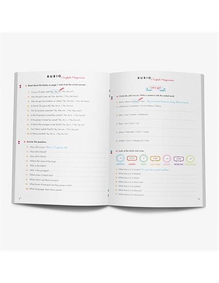 CUADERNO RUBIO INGLES 9 YEARS BEGINNERS