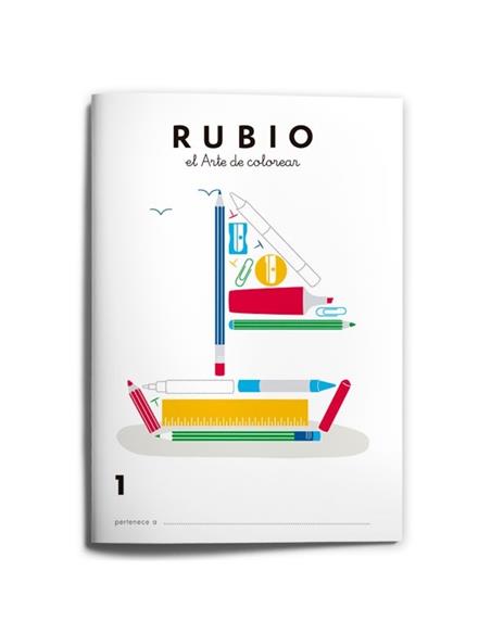 CUADERNO COLOREAR RUBIO 1