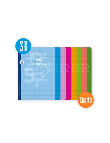 CUADERNOS 50-H A5 LAMELA 3x3 06C003