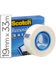 CINTA ADHESIVA SCOTCH 33x19 REMOV. 2