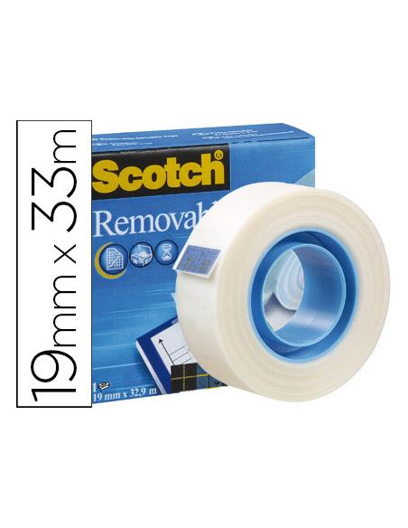 CINTA ADHESIVA SCOTCH 33x19 REMOV.
