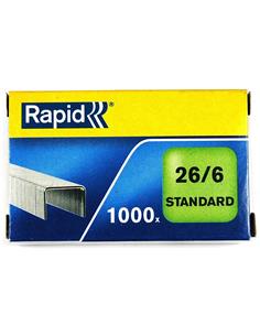 CAJA GRAPAS 26/6 RAPID 1000 UDS.