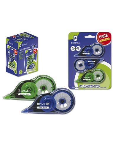 CINTA CORRECT. BISMARK PACK AHORRO 3U.