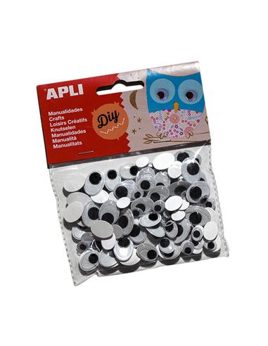 BOLSA 100 OJOS MOVILES OVAL NE. 13264