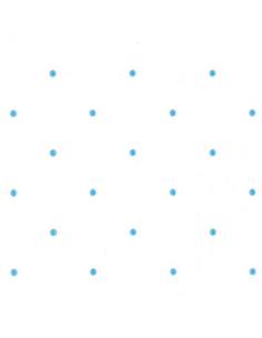 BOBINA CELOFAN 0.80x50 PUNTOS AZUL