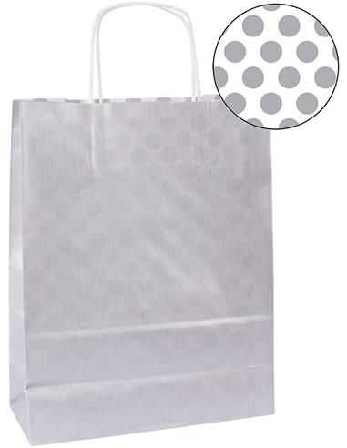 BOLSA KRAFT PLATA 25x11x31 101850