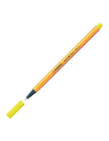 ROTULADOR STABILO POINT 88/24 AM. LIMON