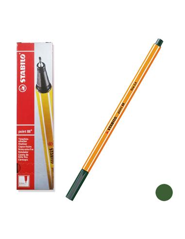 ROTULADOR STABILO POINT 88/63 V. OLIVA