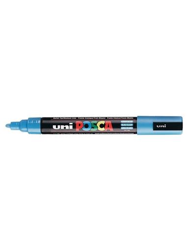 ROTULADOR UNI POSCA PC-5M AZUL CLARO