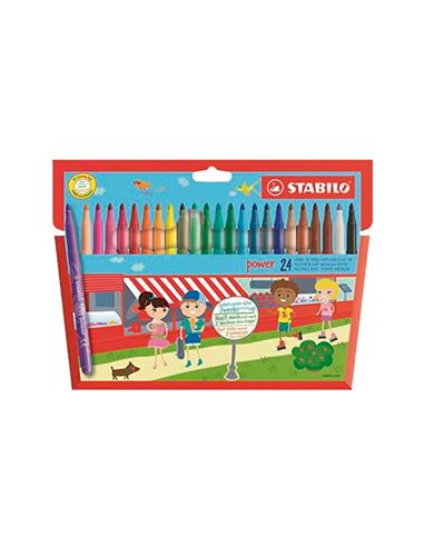 C/ROTULADOR STABILO 24/C POWER 280/24