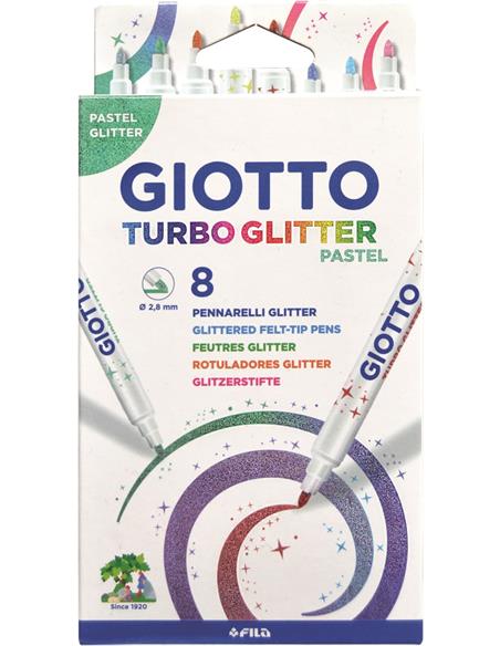 ROTUL. GIOTTO GLITTER PASTEL 8/U 426300