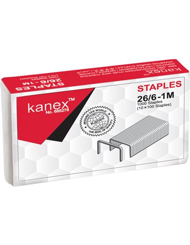 CAJA GRAPAS 26/6 KANEX