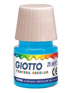 BOTE TEMPERA 25 ML. GIOTTO CYAN