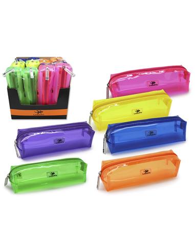 PORTATODO TRANSP. NEON RECT. 325230