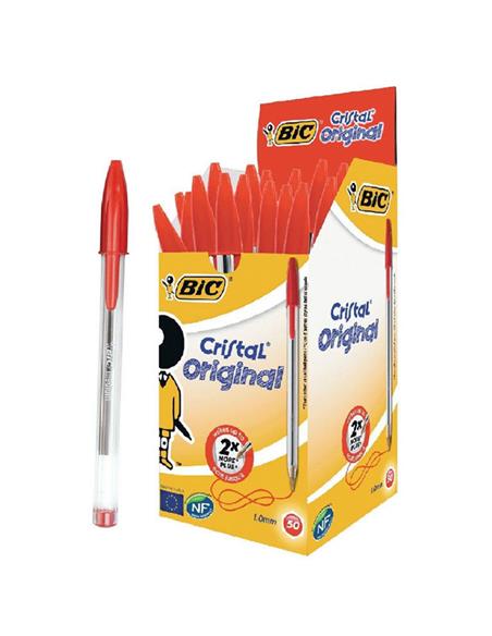 BOLIGRAFO BIC CRISTAL ROJO