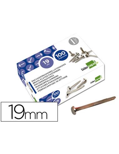 CAJA ENCUADERNADORES 19 MM LIDER