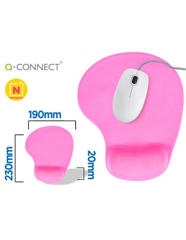 ALFOMBRILLA RATON GEL ROSA KF17225