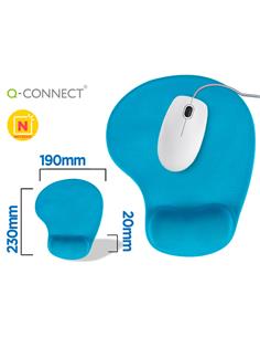 ALFOMBRILLA RATON GEL TURQ. KF17226