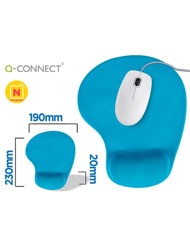 ALFOMBRILLA RATON GEL TURQ. KF17226