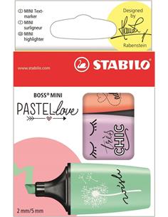 EST. 3 ROT. STABILO BOSS MINI PASTEL 07/03-47