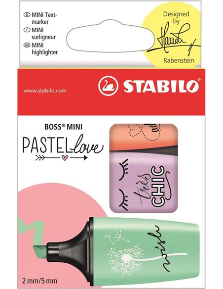 EST. 3 ROT. STABILO BOSS MINI PASTEL 07/03-47