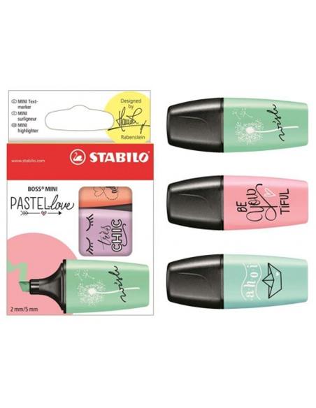 EST. 3 ROT. STABILO BOSS MINI PASTEL 07/03-47