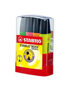 EST. 4 ROTULADOR STABILO BOSS 7004-4