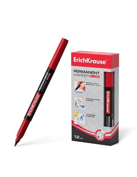 ROTULADOR ERICHKRAUSE P100 ROJO