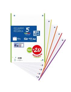 RECAMBIO OXFORD 5 COL. 100+20H 400148310