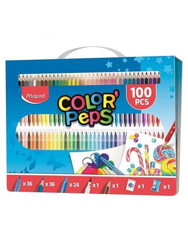 KIT 100 PZS. COLOR PEPS MAPED 907003