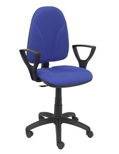 SILLA ALGARRA AZUL BRAZOS FIJOS 1006AZ 2