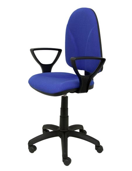 SILLA ALGARRA AZUL BRAZOS FIJOS 1006AZ