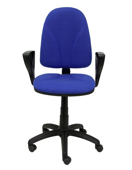 SILLA ALGARRA AZUL BRAZOS FIJOS 1006AZ