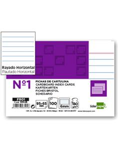 PTE.100 FICHAS 65x95 Nº1 RAYADA