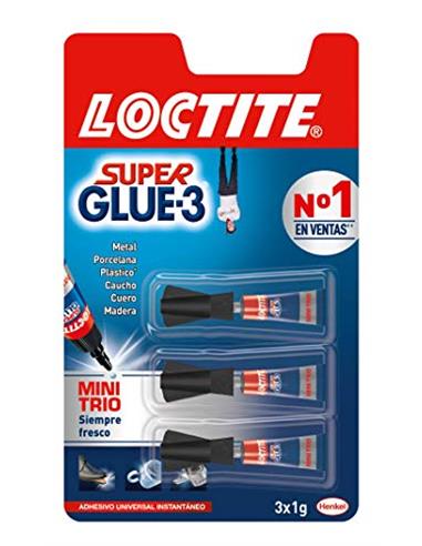 PEGAMENTO LOCTITE MINI TRIO 3 x 1 GR.