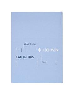 TALONARIO CAMARERO 8º NATURAL T-58 2