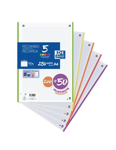 RECAMBIO OXF. A4 200+50H 5C VI 400150903