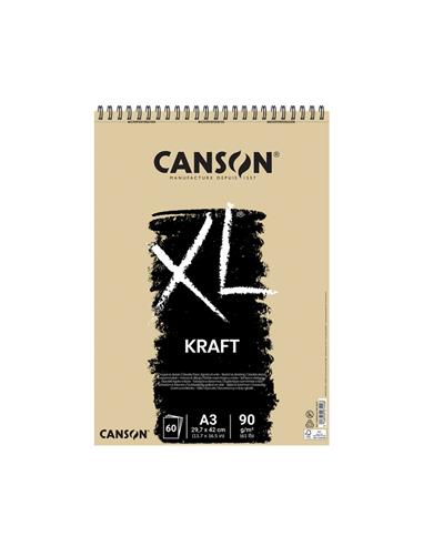 BLOC KRAFT 60H A3 90 GR. BRUN 400039142