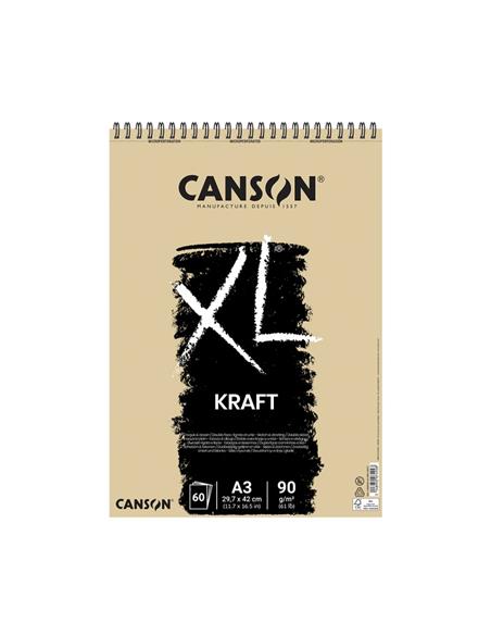 BLOC KRAFT 60H A3 90 GR. BRUN 400039142