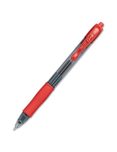 BOLIGRAFO PILOT G-2 GEL ROJO