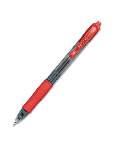 BOLIGRAFO PILOT G-2 GEL ROJO