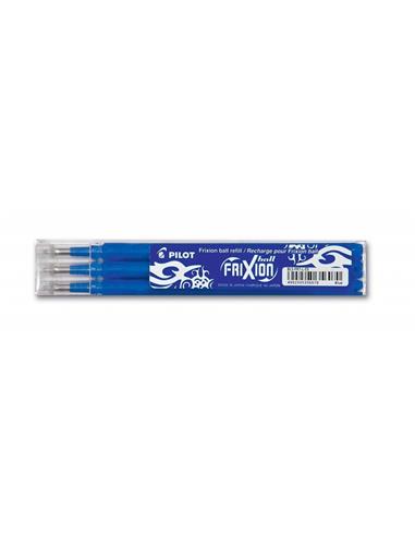 PACK 3 RECAMBIOS PILOT FRIXION AZUL