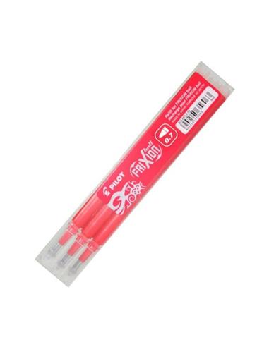 PACK 3 RECAMBIOS PILOT FRIXION ROJO