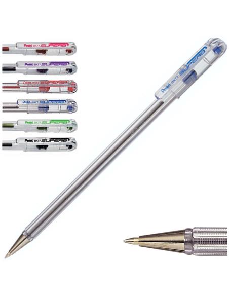 BOLIGRAFO PENTEL CRISTAL BK77 AZUL